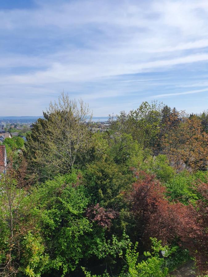 Ferienwohnung Mit Ausblick クロイツリンゲン エクステリア 写真