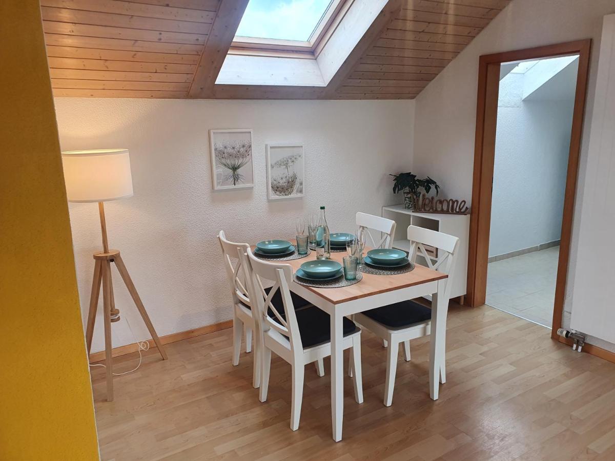 Ferienwohnung Mit Ausblick クロイツリンゲン エクステリア 写真